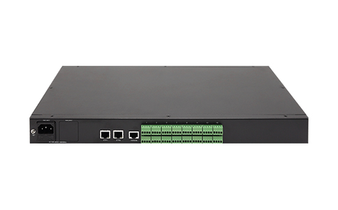 通讯接口协议转换器_工业设备联网服务器_LQ-6816MT 16口TCP/IP转RS485/422串口通讯服务器