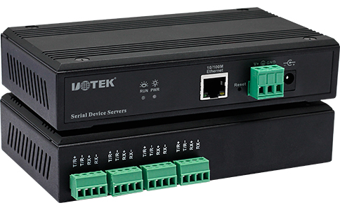 工业级串口设备转以太网服务器_LQ-6804MT-I 10/100M转4口LQ-485/422隔离型串口服务器