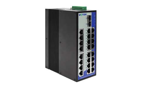 工业级导轨式以太网交换机_LQ-62026GC-24GT2GP-RNF全干兆网管型以太网交换机