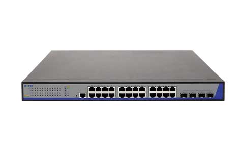 机架式工业级万兆POE交换机_LQ-63424GC-24GT-4XGP-POE 24G+4XG三层网管型以太网交换机