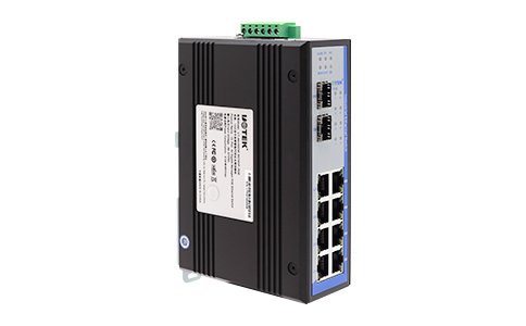 工业级以太网供电交换机_ LQ-6410GCM POE 10口全千兆网管型以太网交换机