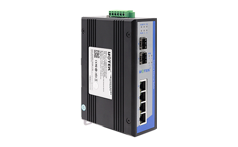 工业级网络供电交换机_LQ-6406GCM POE 6口全千兆网管型POE以太网交换机