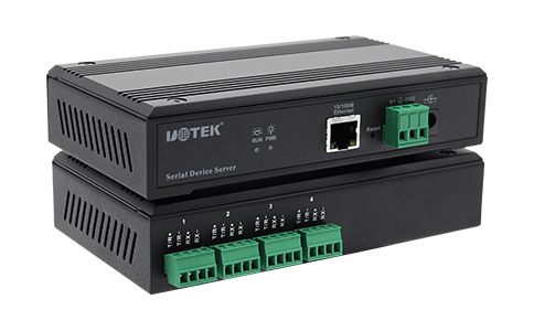 工业TCP/IP网络转LQ-485/422串口通讯服务器_LQ-6804MT 10/100M转4口LQ-485/422串口服务器