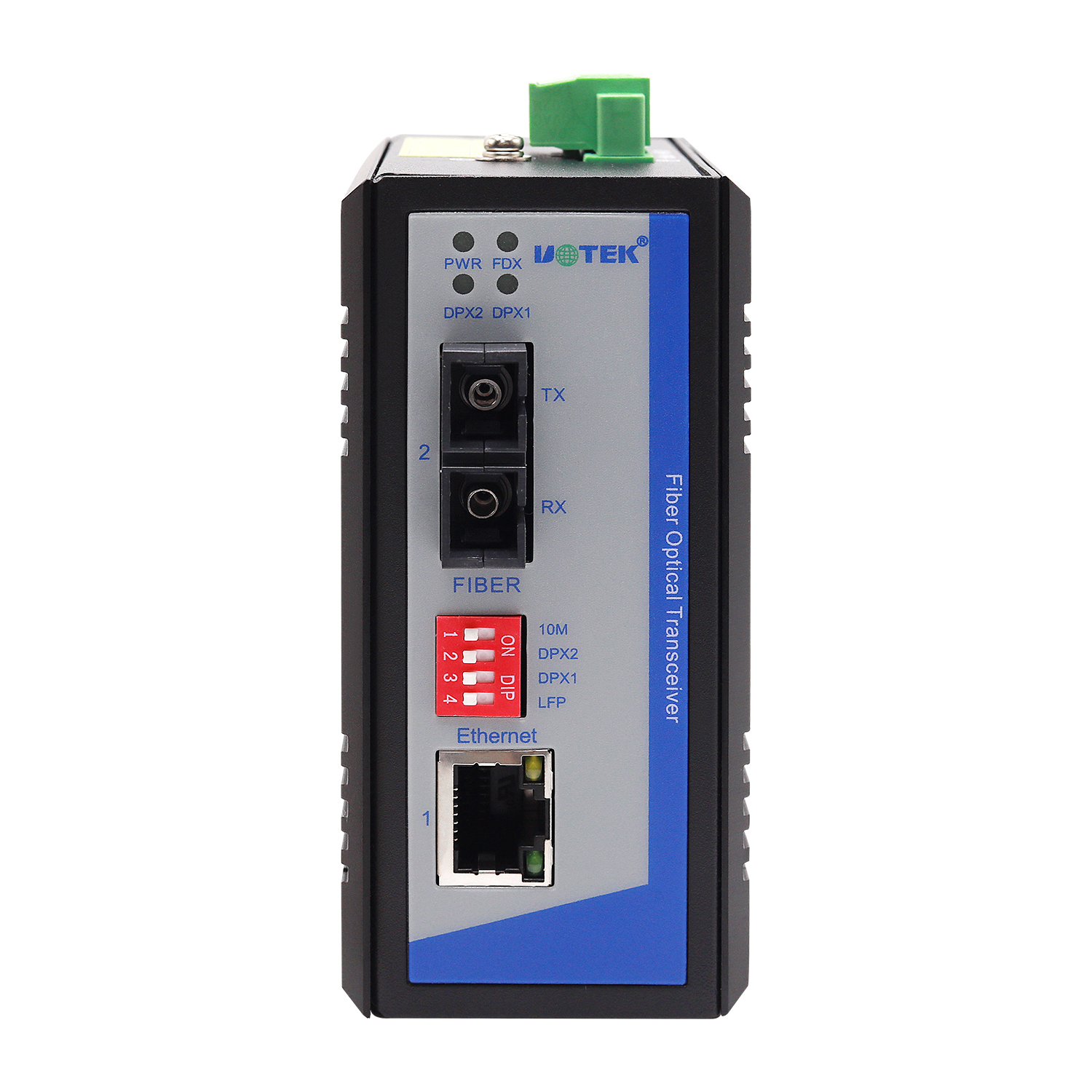 1口百兆网络光纤收发器