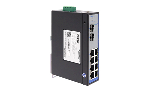 工业千兆网管型网络交换机_LQ-CN60-10GKWF-8GT2GP 10口全千兆Web网管型以太网交换机