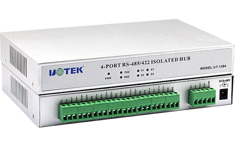 工业级串口集线器_LQ-1304 LQ-485/422转4口PORT集线器