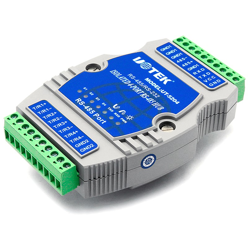 LQ-2325转LQ-485导轨式集线器