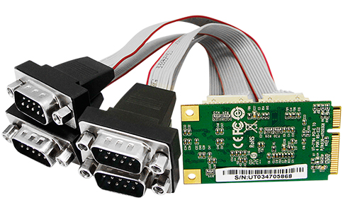 工业级迷你PCI-E扩展卡_LQ-7884 Mini PCI-E转4口LQ-485/422高速多串口卡