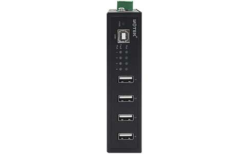工业级USB转换器_LQ-804 4口工业级USB HUB