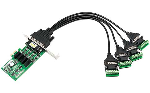 工业PCI-E转多口串口卡-LQ-794I 4口RS485/422 PCI-E光隔高速多串口卡