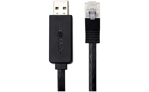 工业USB转Console配置线_LQ-883R USB转RJ45 Console调试线