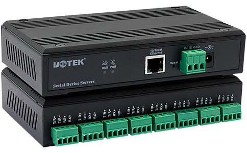工业级串口转TCP/IP服务器_LQ-6808MT-I 10/100M转8口LQ-485/422隔离型串口服务器